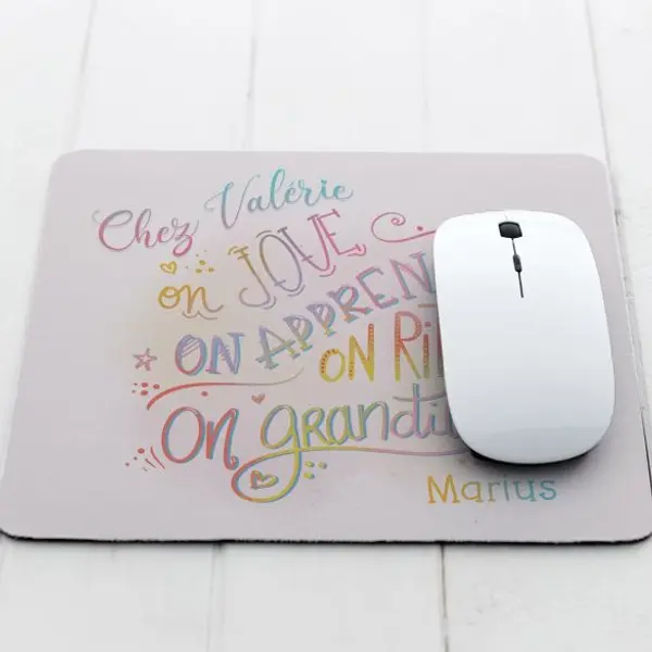 Tapis de souris personnalisé Chez nounou...