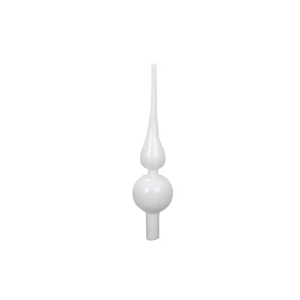 Cimier verre, blanc brillant