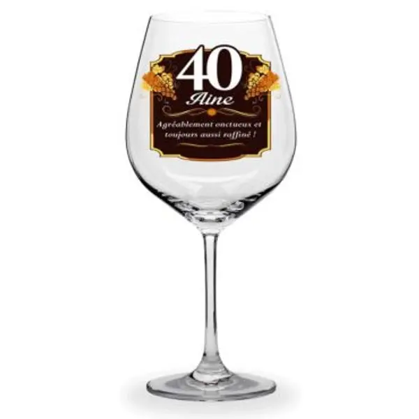Verre à Vin - 40 ans
