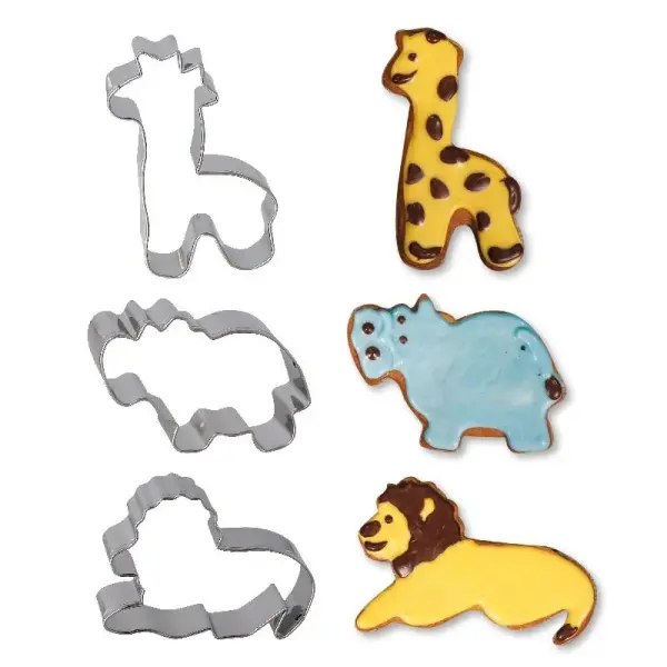Emporte-pièce Savane assortis (x3)