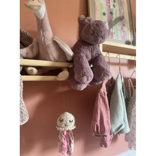 Méduse doudou au crochet — petit doudou, jolie déco