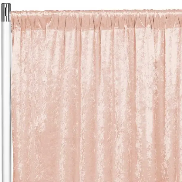 Backdrop Velours blush 3 x 3 mètres