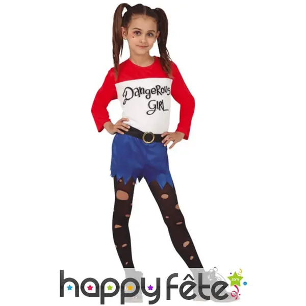 Costume de dangerous girl pour enfant
