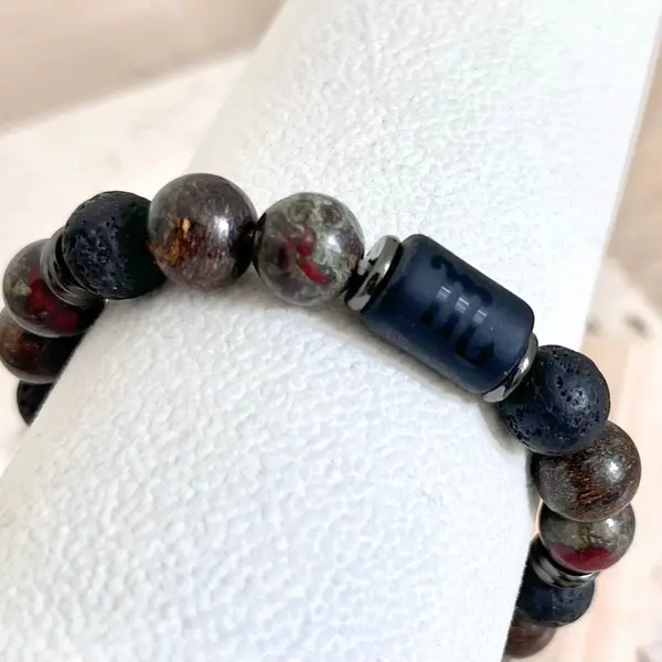 Bracelet scorpion homme pierres naturelles