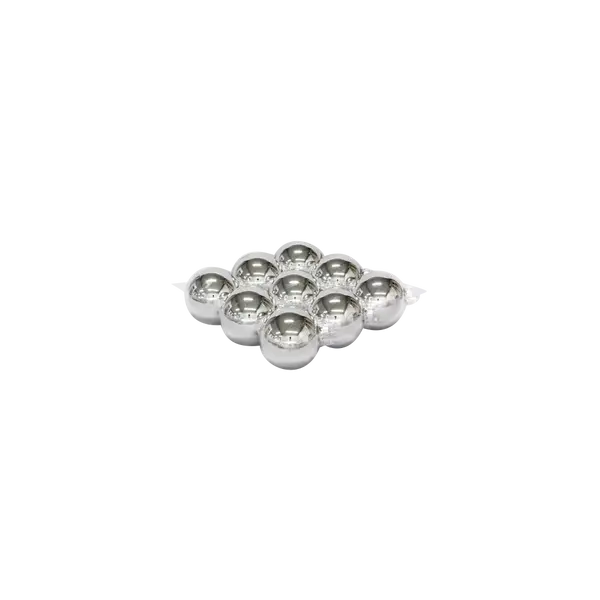 Boules de Noël classiques argent