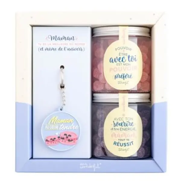 Coffret Maman - Porte-Clés et Confiserie - Mr. Wonderful