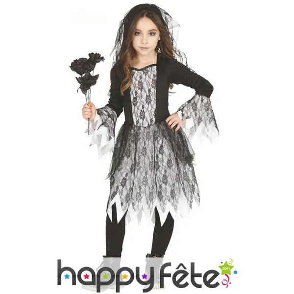 Robe de mariée fantôme pour enfant