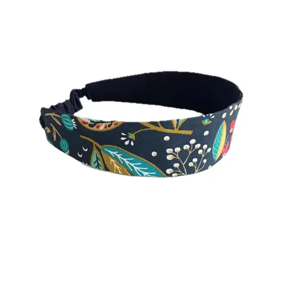 Bandeau cheveux femme fleurs multicolores