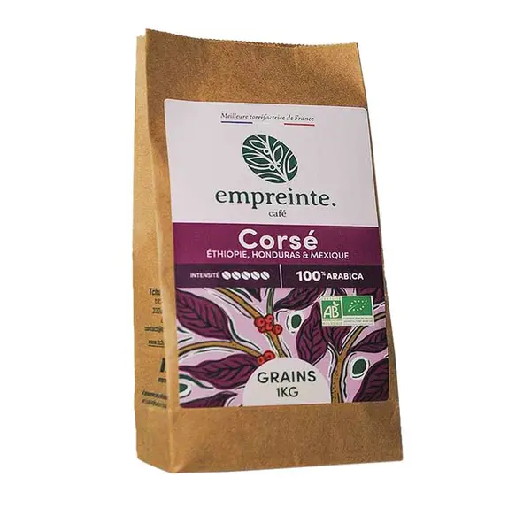 Café en grain bio 'Corsé' - 1kg