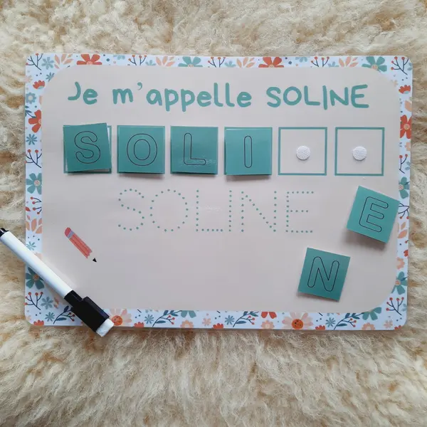 J'écris mon prénom- apprendre à reconnaître et écrire son prénom - graphisme maternelle