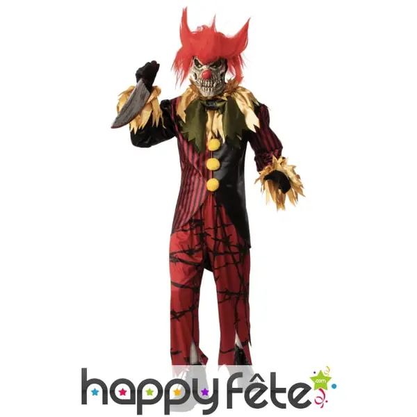 Déguisement de clown tueur pour homme