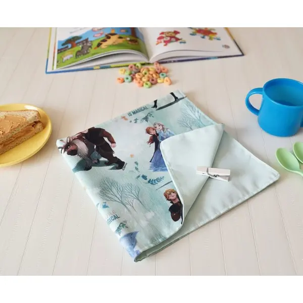 Serviette de table pour enfants reine des neiges