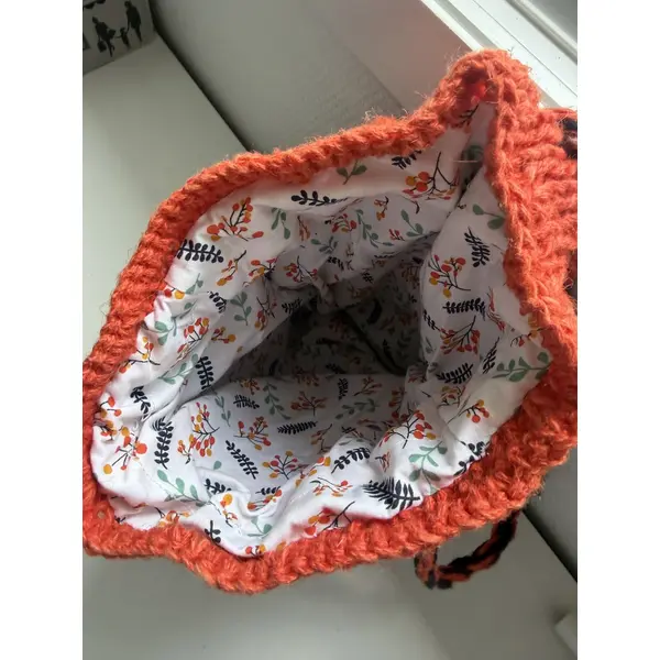 Sac à dos enfants "rayures coquelicot"