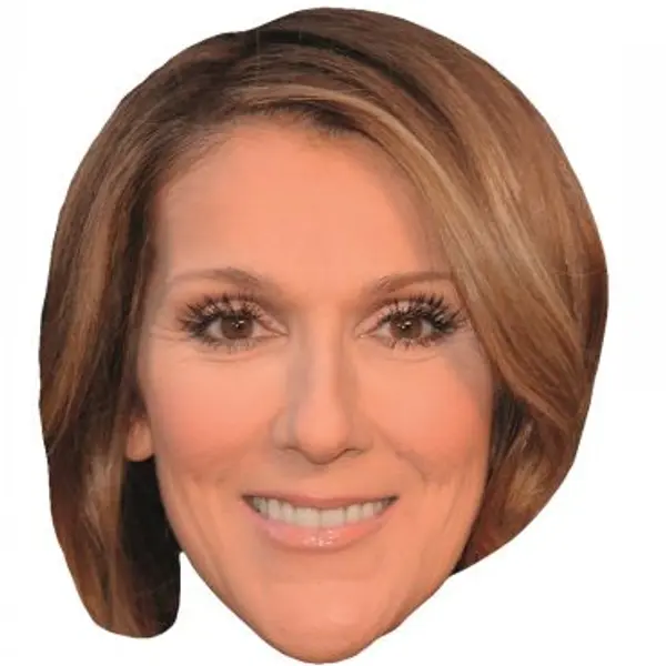Masque Carton Céline Dion