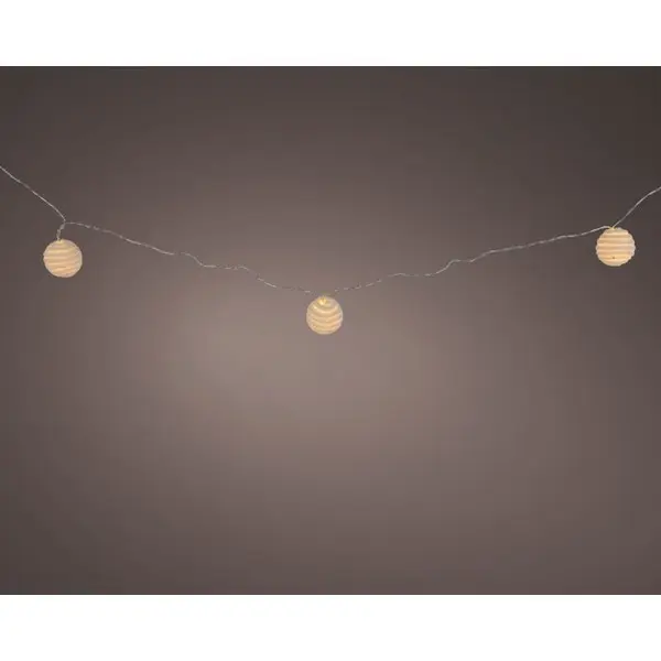 Décoration de Noël d'intérieur, Guirlande 26 LED blanches L.1m