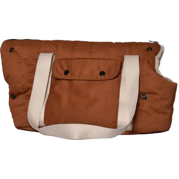 Sac pour chien, doux 32x50x30cm camel