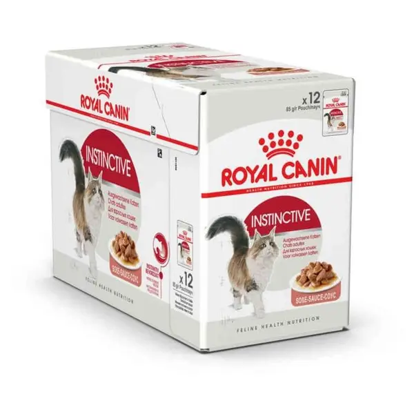 Bouchées en sauce pour chat Adulte Instinctive 12x85g