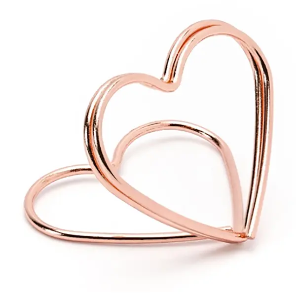 10 Marques Places - Porte étiquettes de buffet Rose Gold / Rose Cuivré Sweet Table