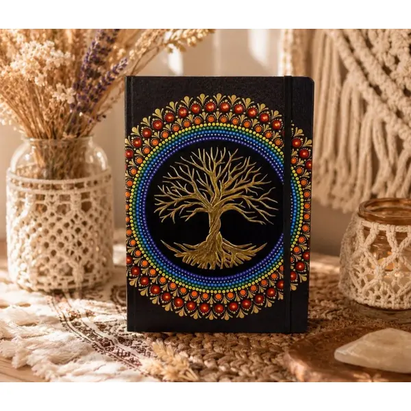 Carnet a4 arbre de vie mandala – 50 pages blanches