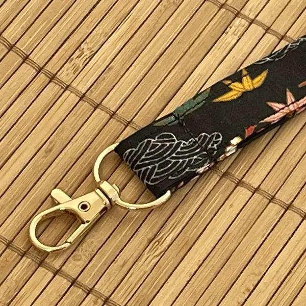 Porte-clés lanière héron japonais