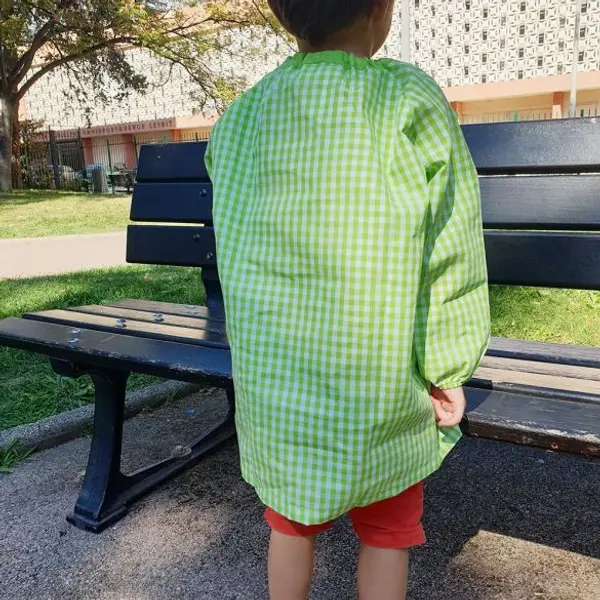 Blouse tablier écolier sans personnalisation . Couleur au choix - 3 tailles