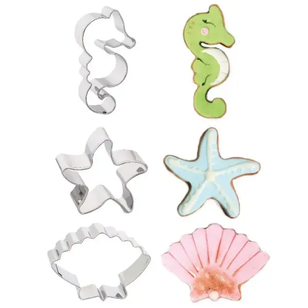 Emporte-pièce Mer assortis (x3)