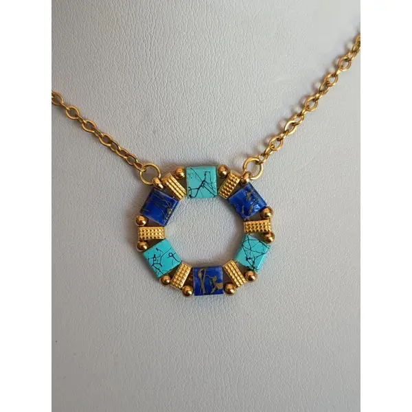 Collier perles tila a695