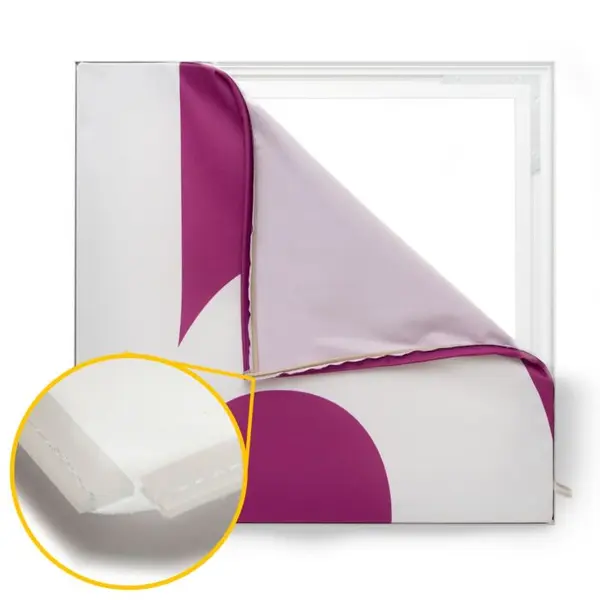 Banderole à jonc pour cadre textile
