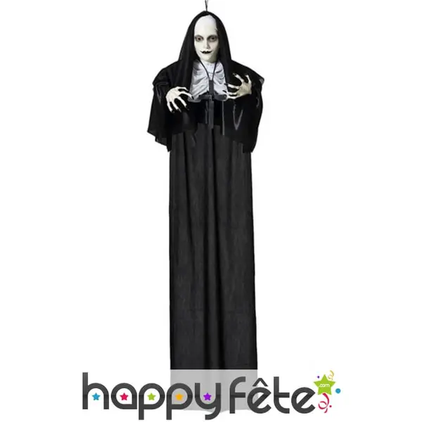 Religieuse satanique lumineuse à suspendre, 120cm