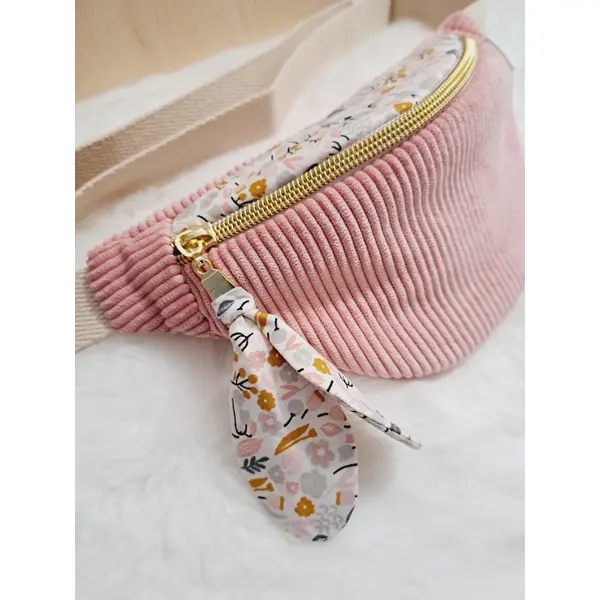 Sac banane enfant rose
