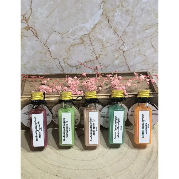 Fondant liquide parfumé parfum au choix