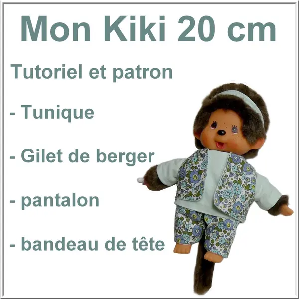 Patron et tutoriel : ensemble pour mon kiki 20 cm