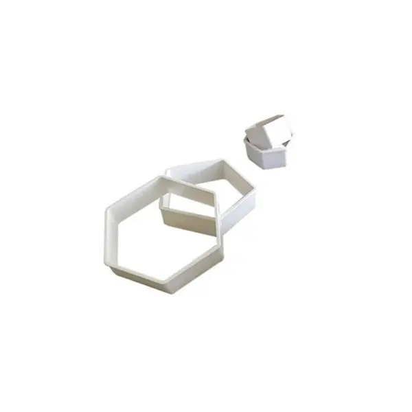 Découpoirs Hexagones assortis (x4)