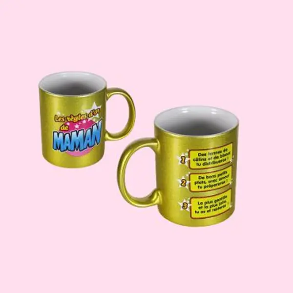 Mug "Les règles d'Or de Maman"