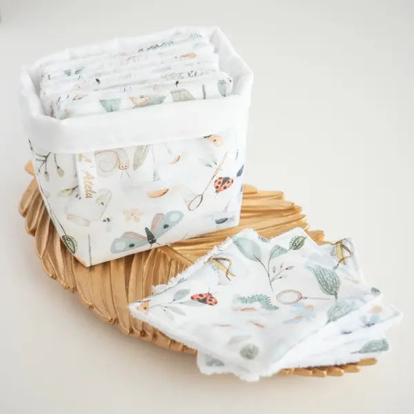 Coton lavable et réutilisable loli