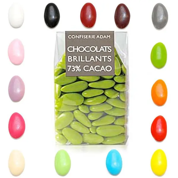 Dragées chocolat Extra 71% 250grs