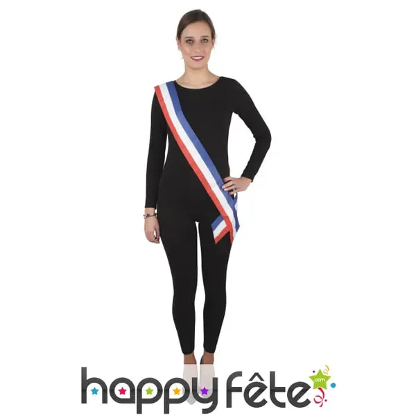 Écharpe bleu blanc rouge pour adulte