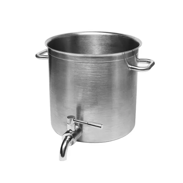 Excellence inox marmite avec robinet 32 cm