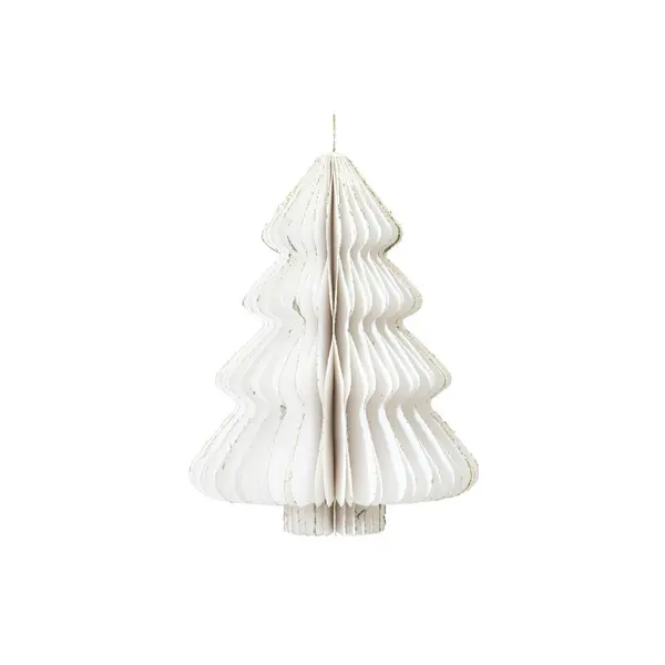 Sapin papier blanc - 8cm