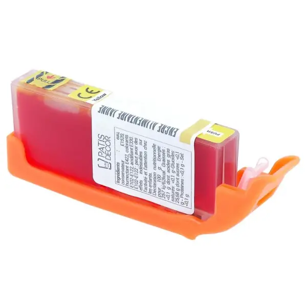 Cartouche d'encre alimentaire jaune pour MG5750/MG5751/TS5050