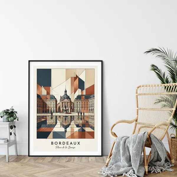 Bordeaux, place de la bourse – paris édition numérotée et signée