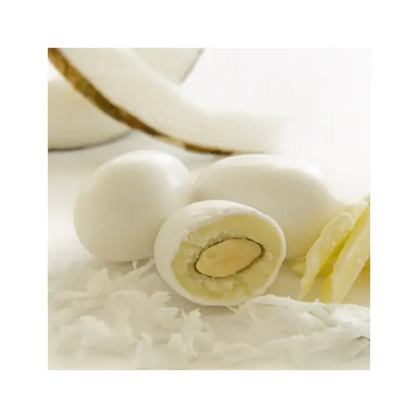 Dragées amandes noix de coco et chocolat blanc