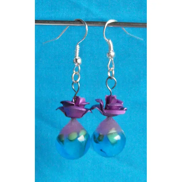 Boucles d'oreille murano bcl.2063