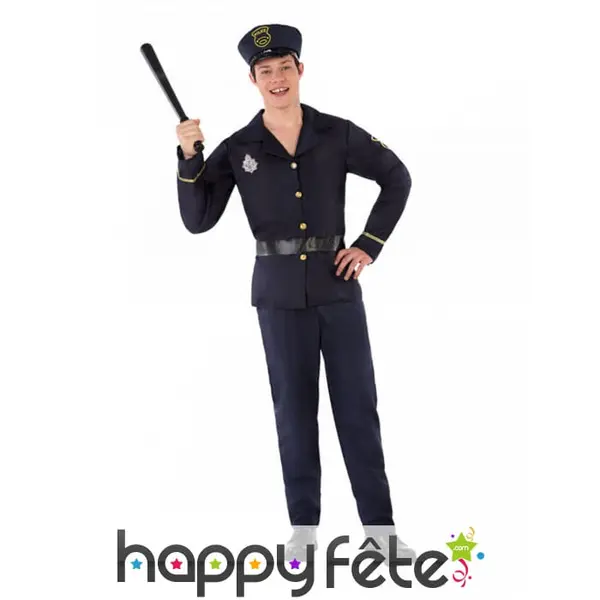 Costume de policier pour ado