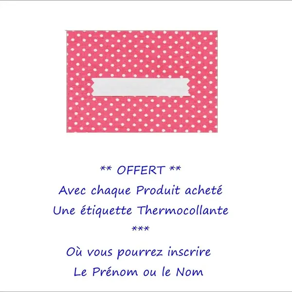 Serviette de table enfant, avec élastique, cantine maternelle, motifs petites chouettes