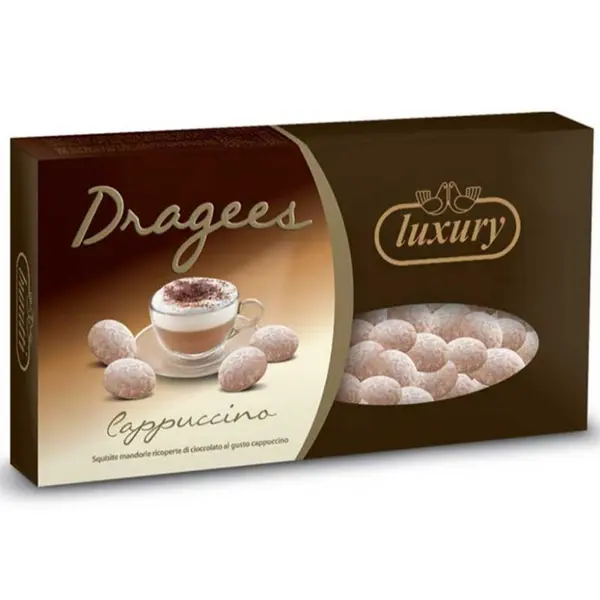 Dragées originales chocolat cappucino, tiramisu ou nougatine