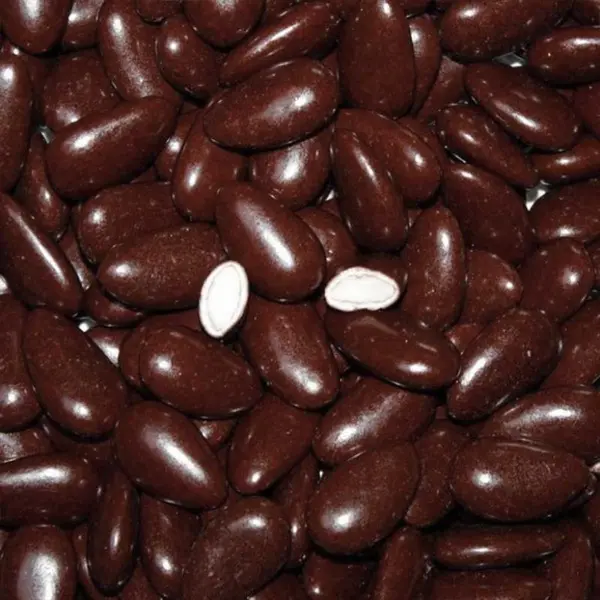 Dragées Amande Marron 43% 1Kg