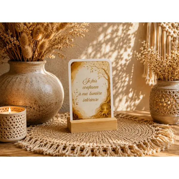 Lot de 30 cartes d'affirmations positives – développement personnel – cartes de motivation et de bien-être