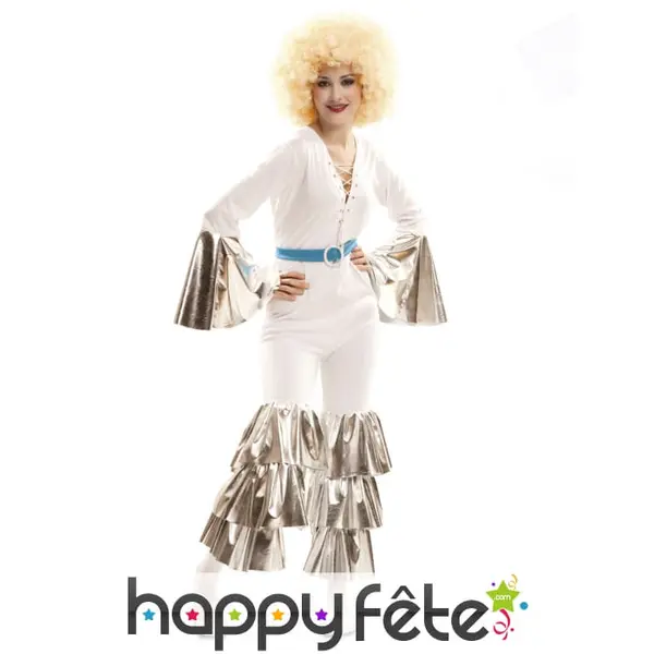 Tenue blanche disco pour femme