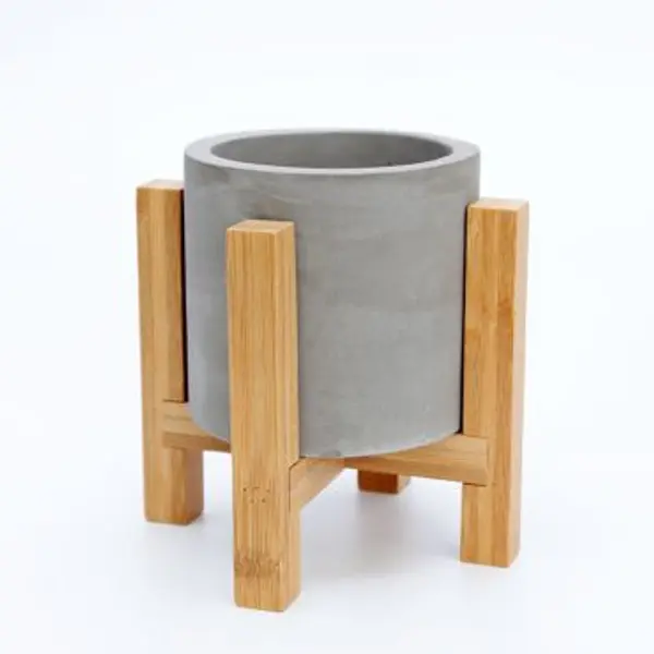 Pot jardinière en ciment - 15x11cm